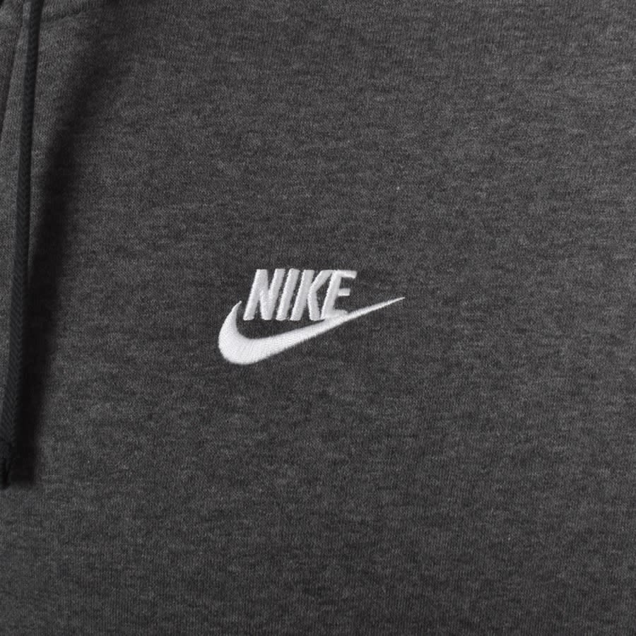 Nike club grey swoosh logo hoody top